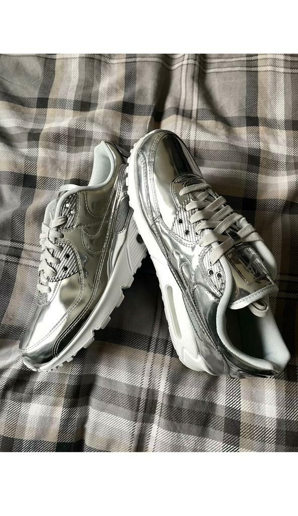 Nike Air Max 90 SP Metallic Silver/White Mens Womens Trainers Brand New |  in Bradford, West Yorkshire | Gumtree